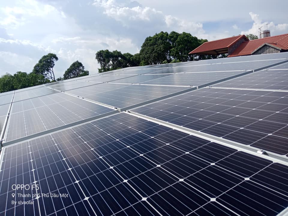 Read more about the article Công trình điện năng lượng mặt trời Bến Cát – Bình Dương công suất 10,5kwp Pin Mono Irex Solar BK