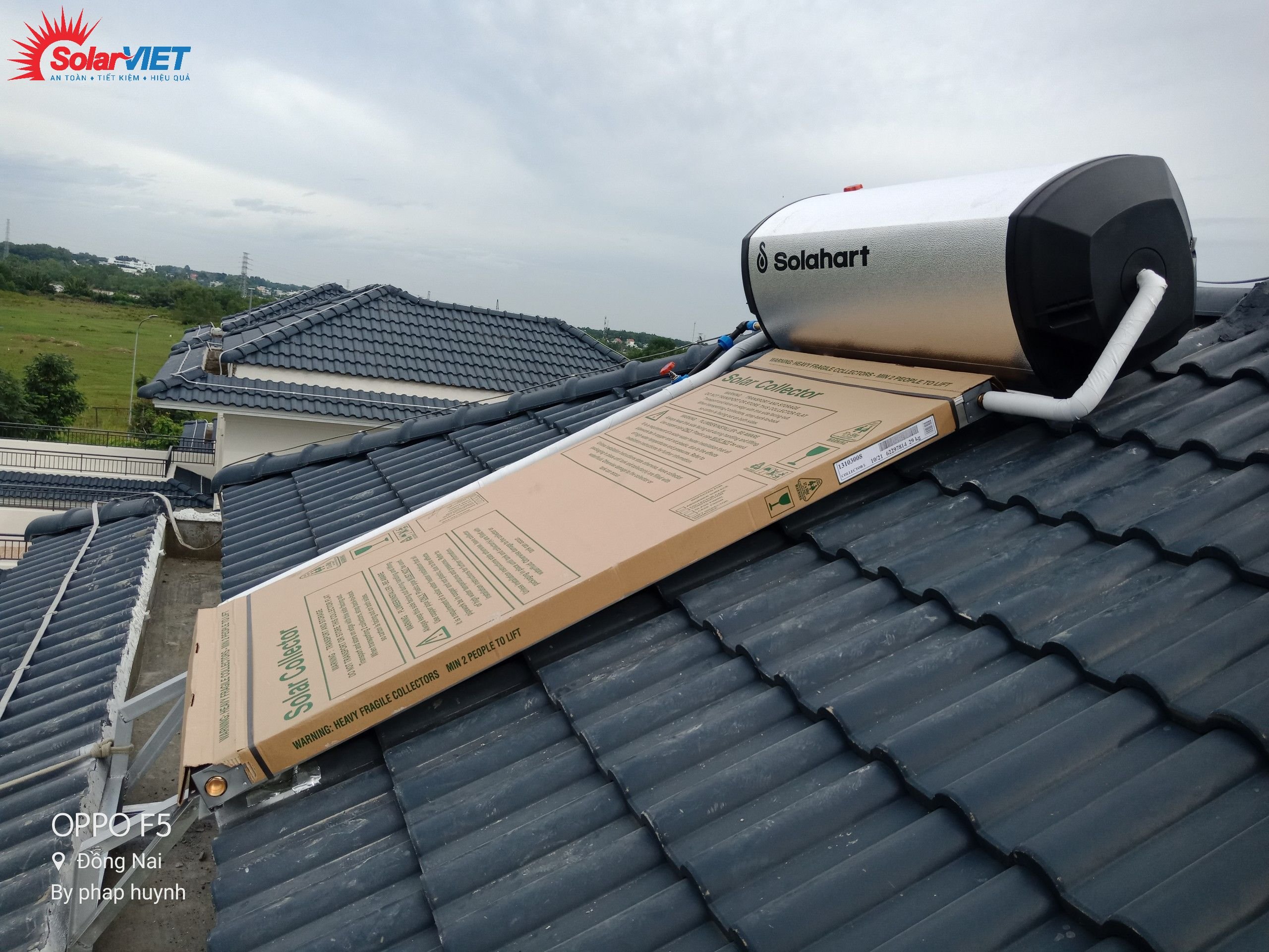 Read more about the article SOLAHART SUNHEAT VIỆT NAM 150L LẮP MÁI NGHIÊNG